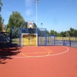 Sports Court Construction in Cotton End 1