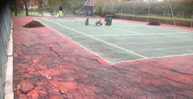 Sports Court Repair in Aston