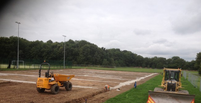 Sports Court Construction in Hill Top