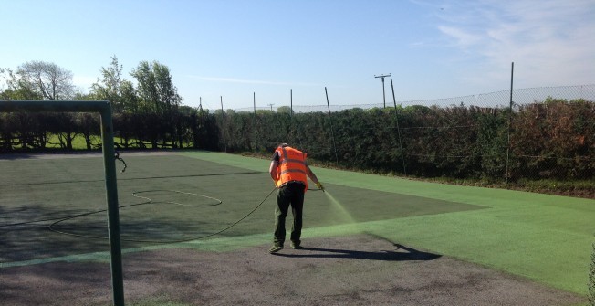 Repairing Sports Surfaces in Asselby